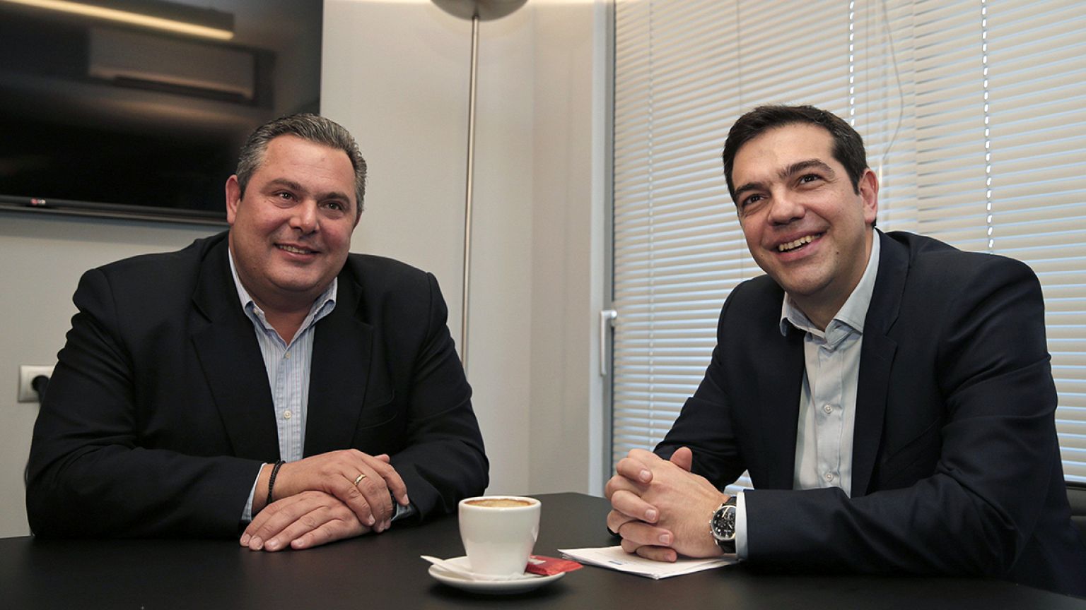 Συμφωνία Αλ. Τσίπρα - Π. Καμμένου για τον σχηματισμό κυβέρνησης