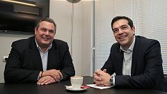 Συμφωνία Αλ. Τσίπρα - Π. Καμμένου για τον σχηματισμό κυβέρνησης