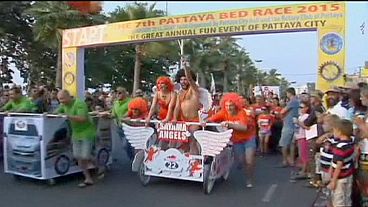 Thailand: 2015 Pattaya International Bed Race
