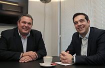 ائتلاف حزب «سیریزا» با حزب «یونانی های مستقل»  علیه ریاضت های اقتصادی
