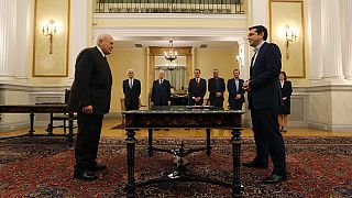 A new era for Greece: Alexis Tsipras is sworn in as prime minister