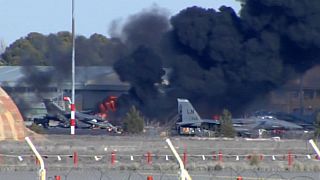 Spagna, schianto del F-16 greco: 10 morti, 8 francesi e due piloti greci
