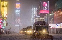 New York, la ville qui dort, pour une fois, sous la neige