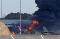 Espanha: Subiu para 11 o número de mortos no acidente com um caça F-16 grego