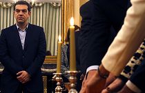 Tsipras' anti-austerity government sworn in