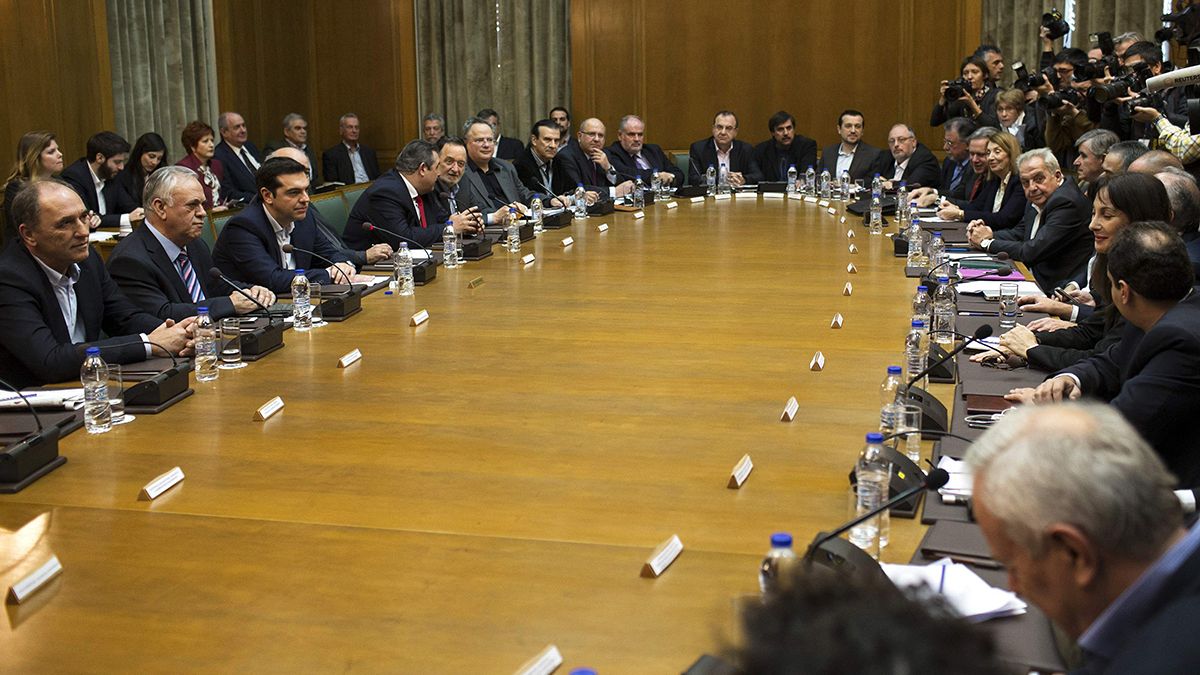 Erstes Treffen der neuen griechischen Regierung