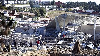 Gázrobbanásban semmisült meg egy mexikói kórház egyharmada