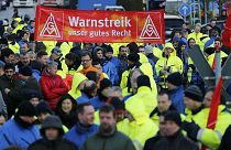 Jornada marcada por las huelgas en Alemania