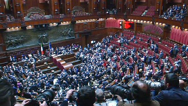 Italian lawmakers fail to elect new president in first round Italian lawmakers fail to elect new president in first round