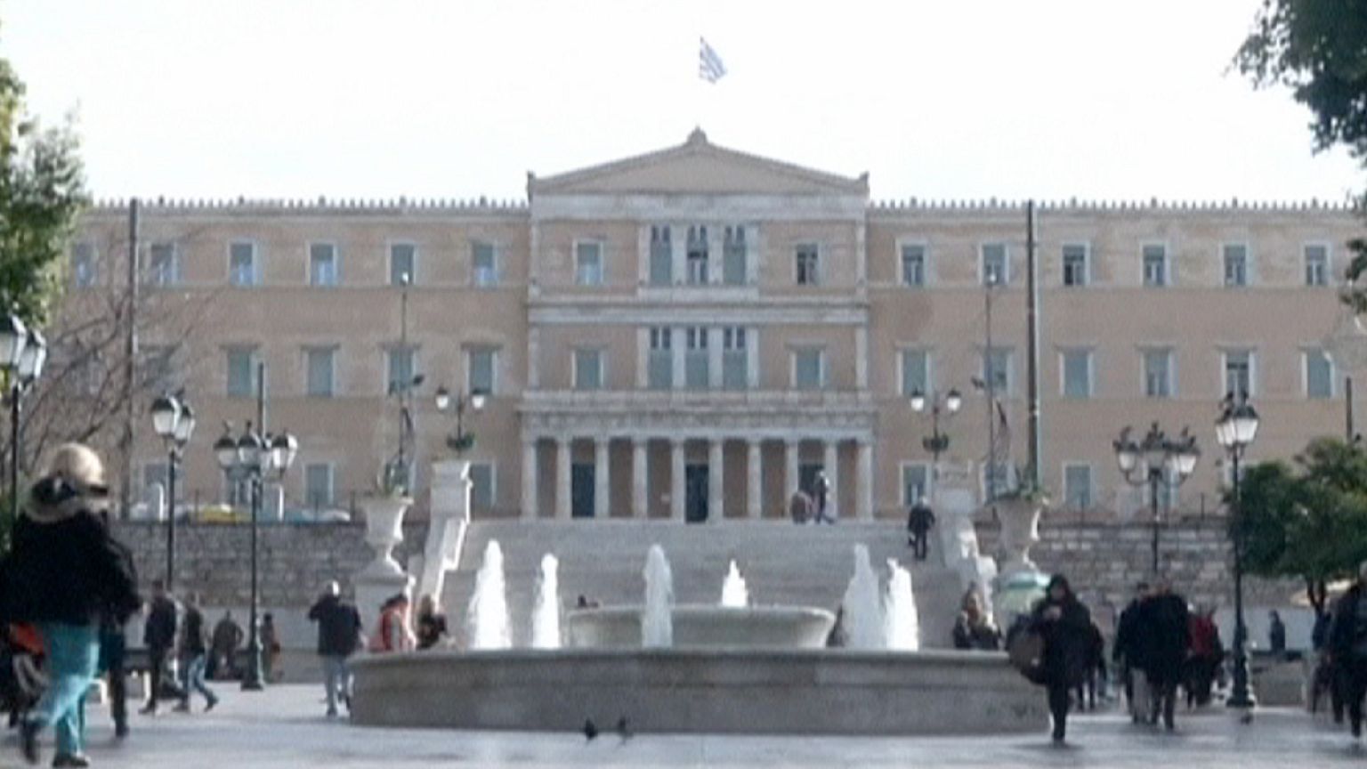 What did Eurogroup head whisper to Greek minister after frosty meeting?
