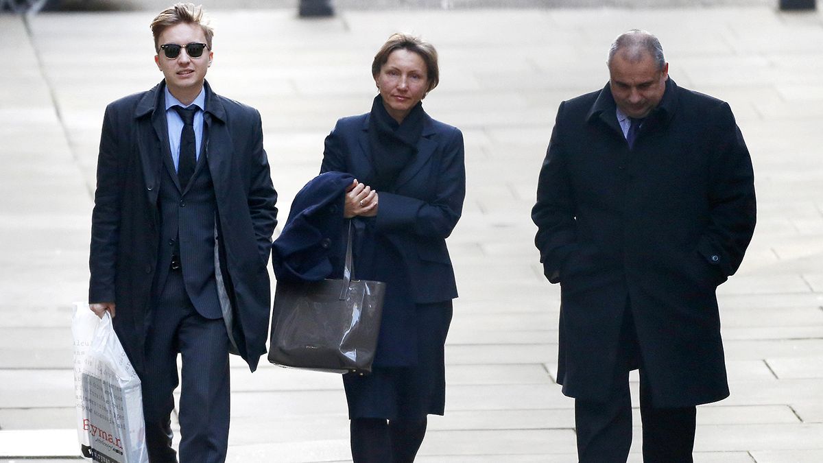 أرملة ليتفينينكو تدلي بشهادتها أمام المحكمة العليا البريطانية