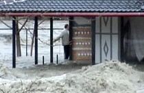 Vjosa River floods Albanian villages
