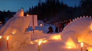 Slovenian winter wonderland celebrates King Matjaz
