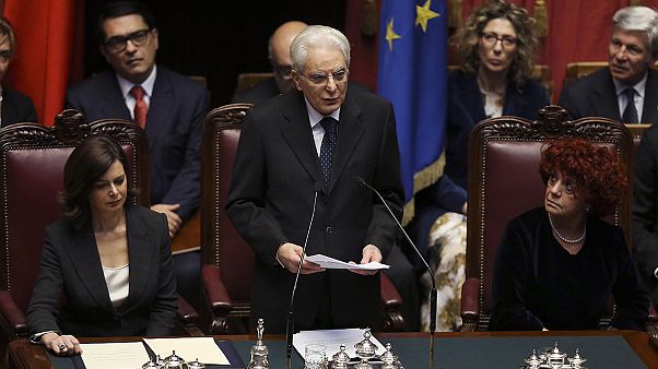 Italian President Sergio Mattarella in call to fight mafia and corruption Italian President Sergio Mattarella in call to fight mafia and corruption