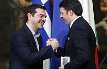 Tsipras logra el apoyo de Renzi antes de su reunión en Bruselas