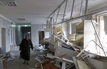 Morteiros destroem hospital n.°27 de Donetsk