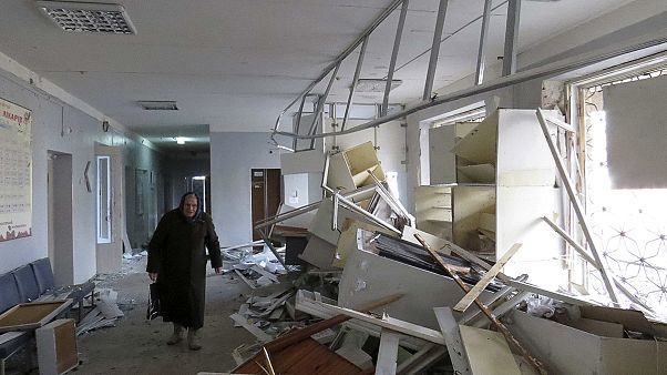 Un ataque de artillería impacta en un hospital de Donetsk Un ataque de artillería impacta en un hospital de Donetsk