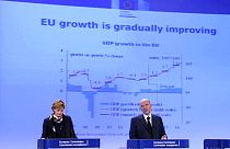 Zone euro : prévisions de croissance légèrement revues à la hausse