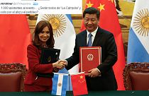Vertweetet in China: Cristina Kirchner tritt ins Reisnäpfchen