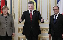 Merkel y Hollande viajan a Ucrania para presentar un nuevo plan de paz