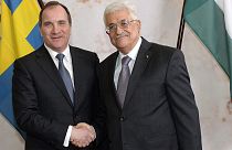 Filistin Devlet Başkanı Mahmut Abbas İsveç'te