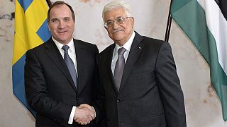 Abbas visits Stockholm after Swedes recognise Palestinian statehood