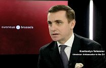 Ukrainischer EU-Botschafter Yelisieiev: "Wir brauchen Verteidigungswaffen"