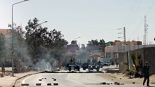 Забастовка на юге Туниса