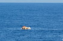 European Space Agency's IXV wingless experimental spacecraft successfully returns to earth.