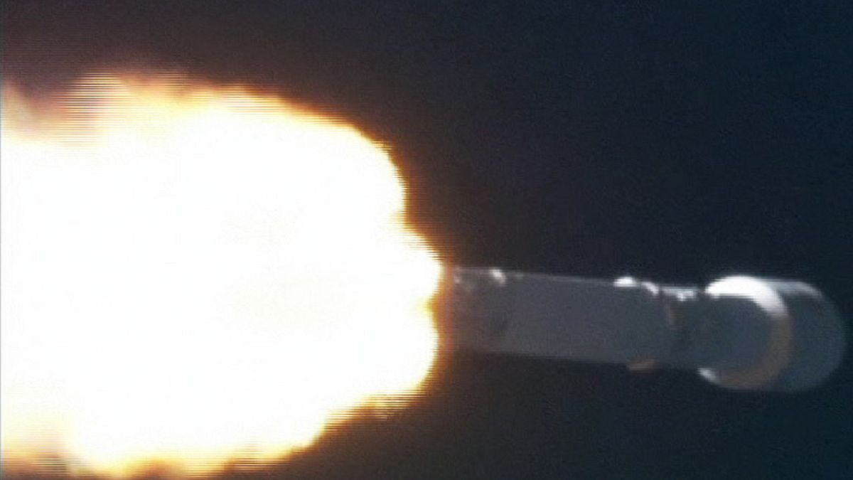 SpaceX launches Falcon 9 rocket into space