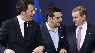 EU holds crisis talks on Ukraine, Greece