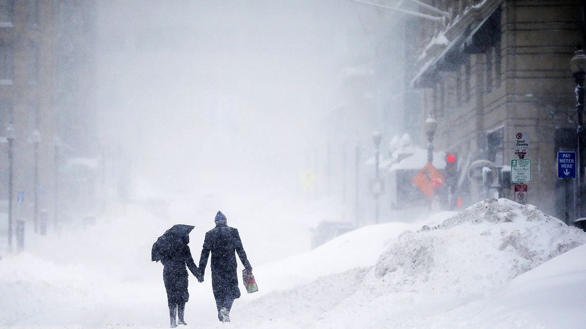 Rekordot döntött a hó Bostonban