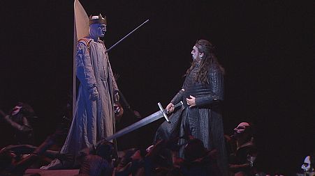 Placido Domingo enlightens in dark Macbeth