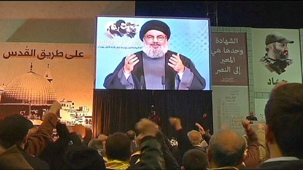 Libanons Hisbollah-Chef bestätigt Teilnahme am Kampf gegen IS-Miliz im Irak Libanons Hisbollah-Chef bestätigt Teilnahme am Kampf gegen IS-Miliz im Irak