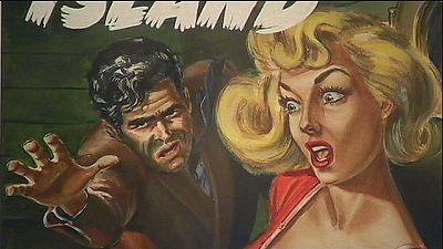 Australia pays tribute to dramatic pulp fiction artwork of the 40's and 50's Australia pays tribute to dramatic pulp fiction artwork of the 40's and 50's