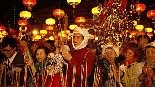 Das chinesische Jahr des Schafs beginnt