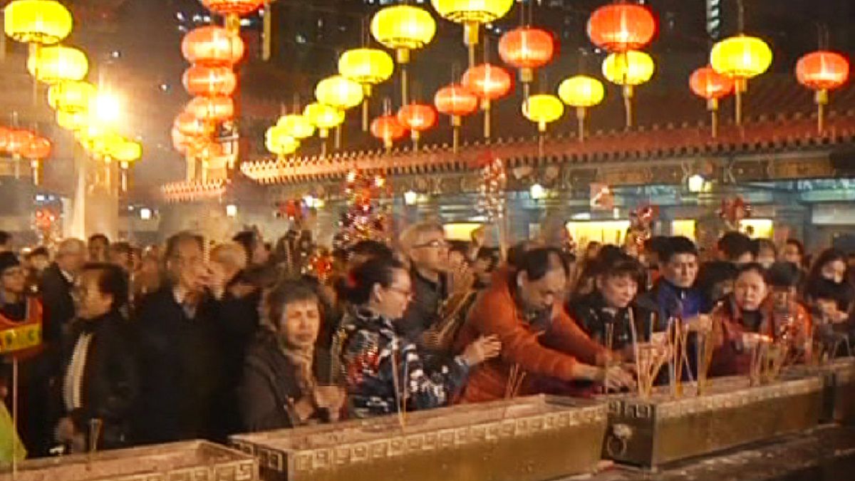 Hongkong zelebriert Neujahrsfest