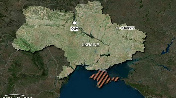 Ukrayna'da barış yürüyüşünde patlama Ukrayna'da barış yürüyüşünde patlama