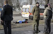 Anschlag auf Demonstranten in Charkiw: Spur führt nach Russland