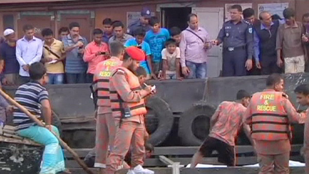 At least 70 dead as overcrowded river ferry capsizes in Bangladesh