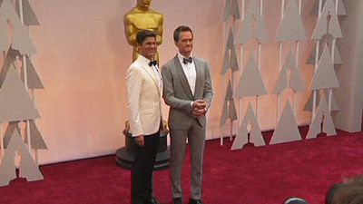 Stars dazzle on the red carpet at the 87th Academy Awards