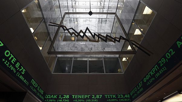 Grèce : le feu vert de l'Eurogroupe fait bondir la bourse d'Athènes Grèce : le feu vert de l'Eurogroupe fait bondir la bourse d'Athènes