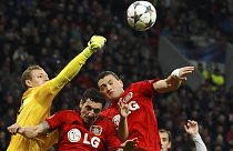 Лига чемпионов: "Монако" побеждает "Арсенал", "Байер" - "Атлетико"
