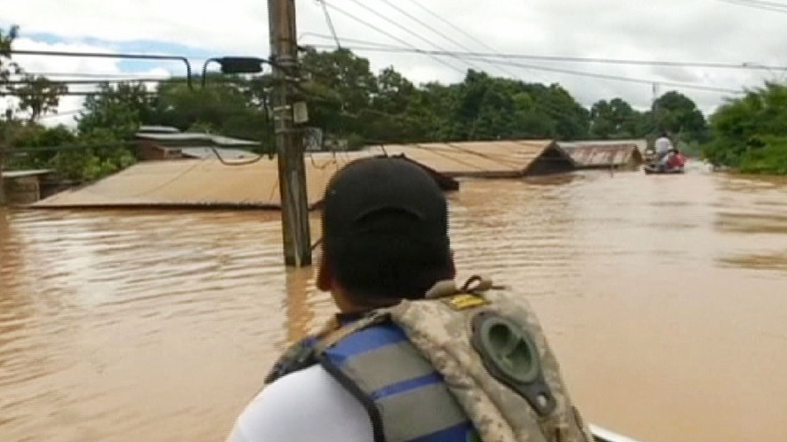 Heavy flooding in Bolivia leaves hundreds of families homeless