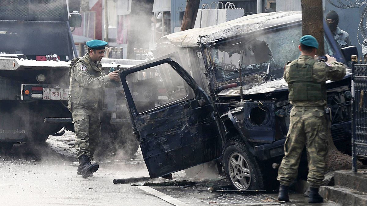 Afghanistan: Kabul suicide car bomb targets foreign forces, at least 2 dead