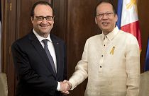 François Hollande alerta en Filipinas sobre el cambio climático