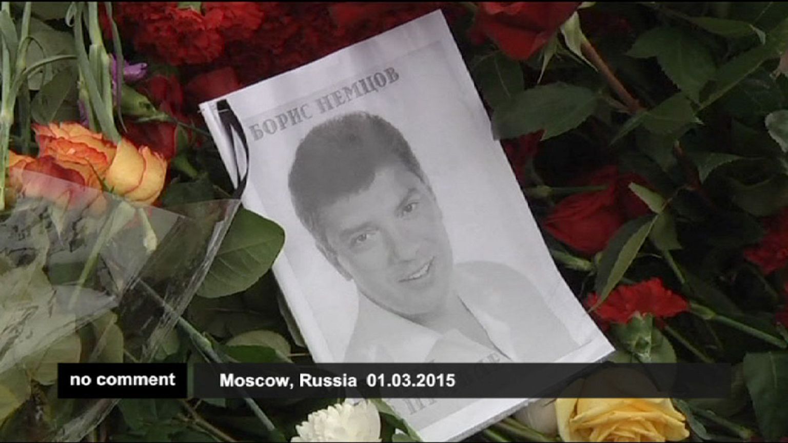 Multitudinaria marcha en Moscú para rendir tributo al opositor Borís Nemtsov