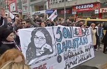 A nők védelmében tüntettek Isztambulban