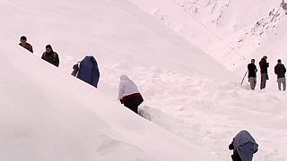 Aid is flown in to help Afghan avalanche victims