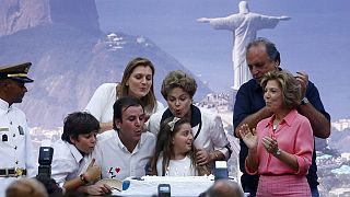 Brazil's president inaugurates new Rio road tunnel